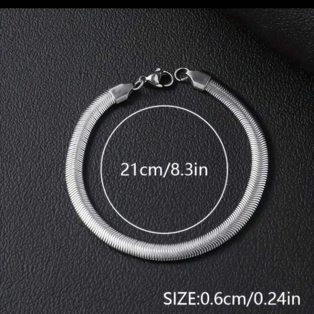 Stainless Steel Snake Chain Bracelet